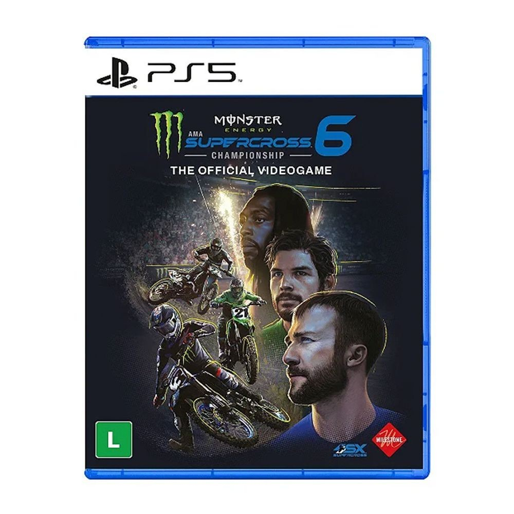 Monster Energy Supercross 6 - PS5 - Mídia Física - Lacrado