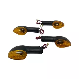 4 Pisca Completo Fazer 250 2011 Á 2024 Fazer 150 Factor 125 150 Laranja + Lampadas Cristais