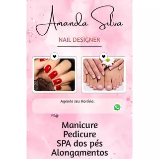 Banner em Lona Personalizado Manicure Pedicure Nail designer Alongamento de Unhas Propaganda SPA pés Unha gel Esmalte