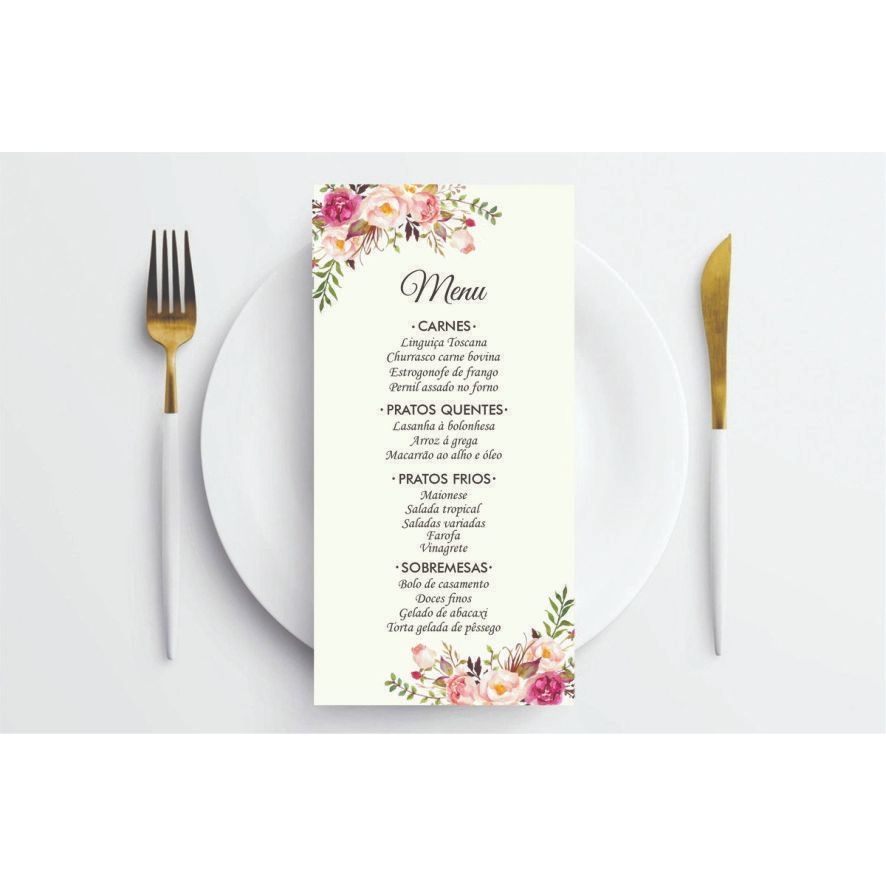 130 Menus personalizados frente everso + | Shopee Brasil