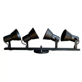 Trilho Spot Lustre De Aluminio 4 lampadas direcionaveis