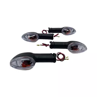 4 Pisca Seta Completo Factor 125 150 Fazer 150 Fazer 250 2011 Até 2024 + Lampadas Laranja