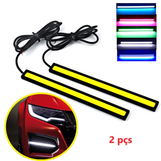 M3226 - 1 par Farol Auxiliar Barra Led DRL Longa 17cm Luz Diurna Super Branca 6000k