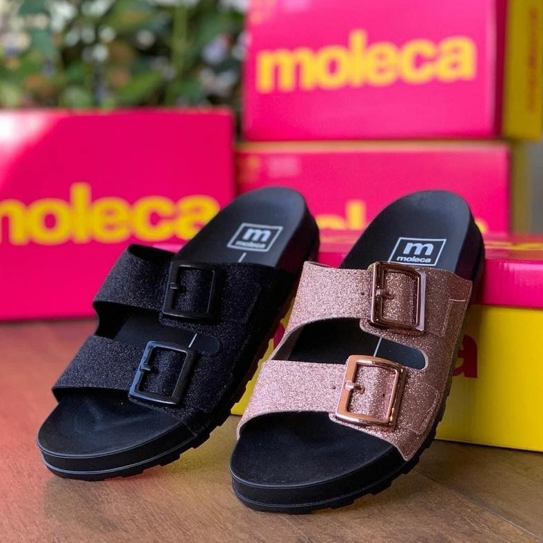 Papete Birken Sandalia Feminina Moleca Slide Original