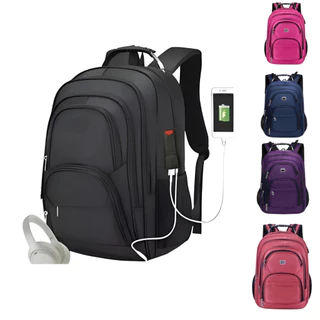Mochila Bolsa Reforçada Notebook Escolar Faculdade C/ Cabo De Aço Novo