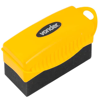 Esponja Aplicadora Com Suporte Multiuso P Pneus Plásticos Ergonômico