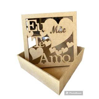 Caixa Lembrança Dia Das Mães Kit 15 Unidades MDF 15x15x5 em Oferta na Shopee