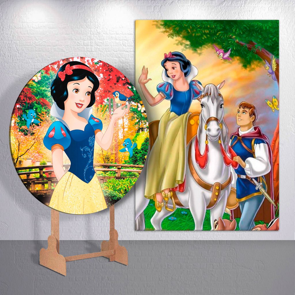 Painel De Festa Decora O Infantil Branca De Neve Principe Capas