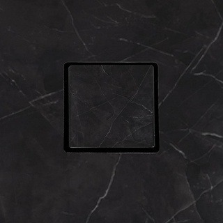 Ralo Oculto Tampa Invisivel 10x10 - Preto- Demima