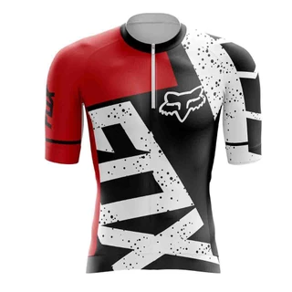 Camisa Ciclismo Fox Vermelha Manga curta Feminina/ Masculina e Infantil Proteção Uv50+