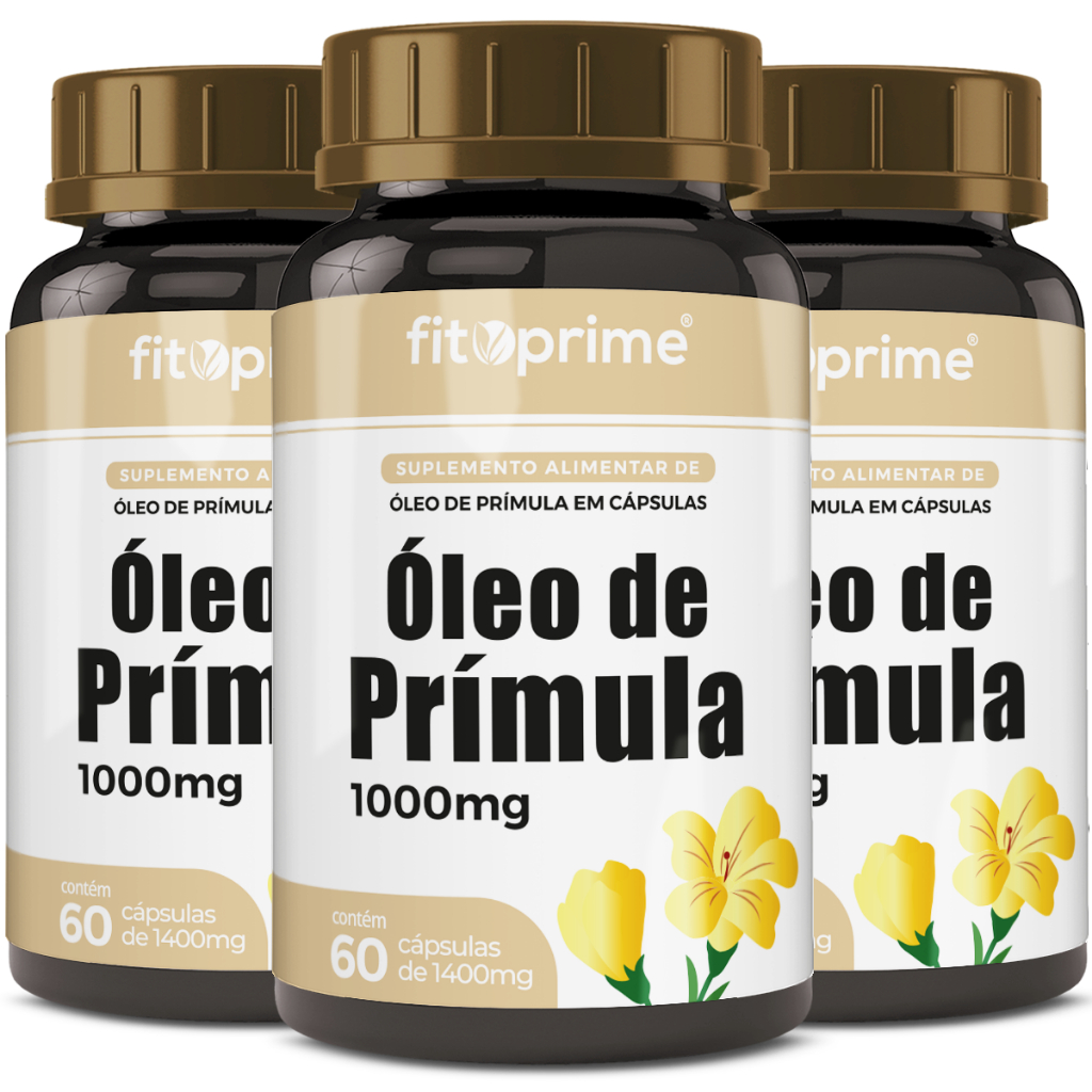 Kit 3x Óleo de Prímula 60 Cápsulas | Shopee Brasil