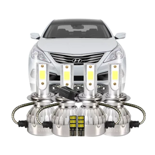 Kit Lâmpadas Super Led 6500k Azera Elantra Sonata Veloster Santa Fé Vera Cruz
