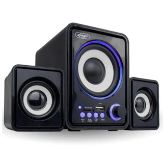CAIXA DE SOM BLUETOOTH KP-6017BH 11W RMS SUBWOOFER PC LED