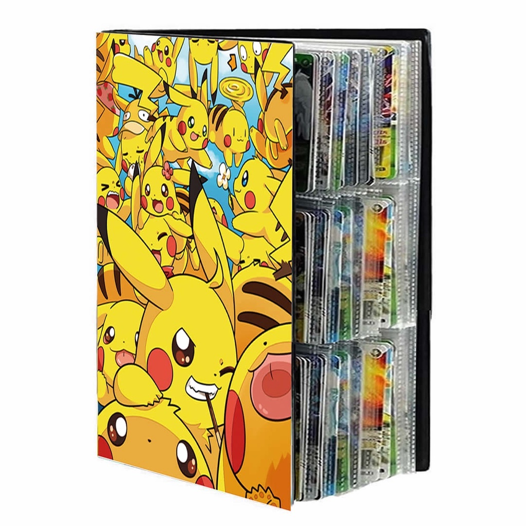Pasta Album Cartas Pokemon Para Guardar Até 540 Cards Pokémon Pikachu Charizard Blastoise Venusaur