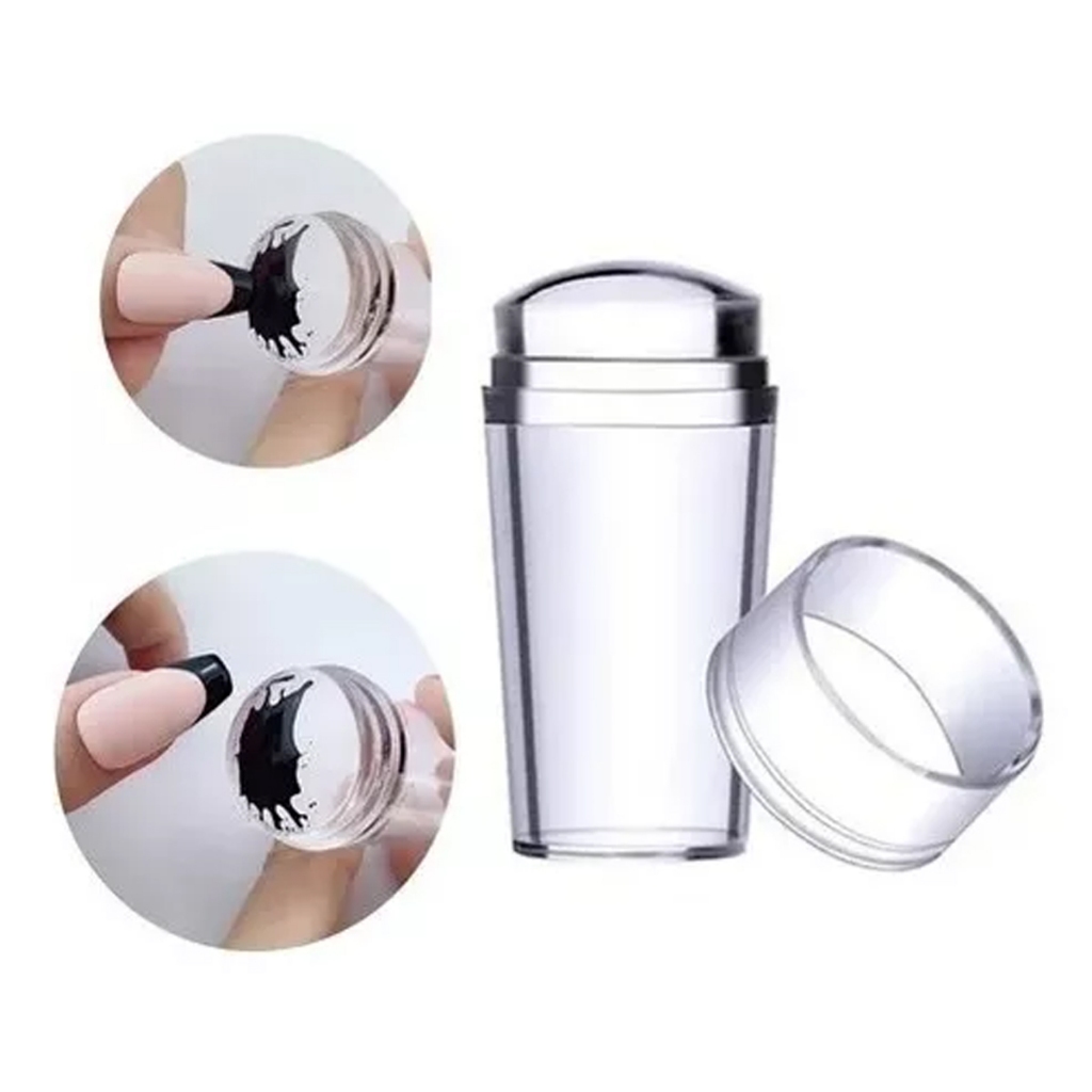CARIMBO DE SILICONE PARA UNHAS DOMPEL