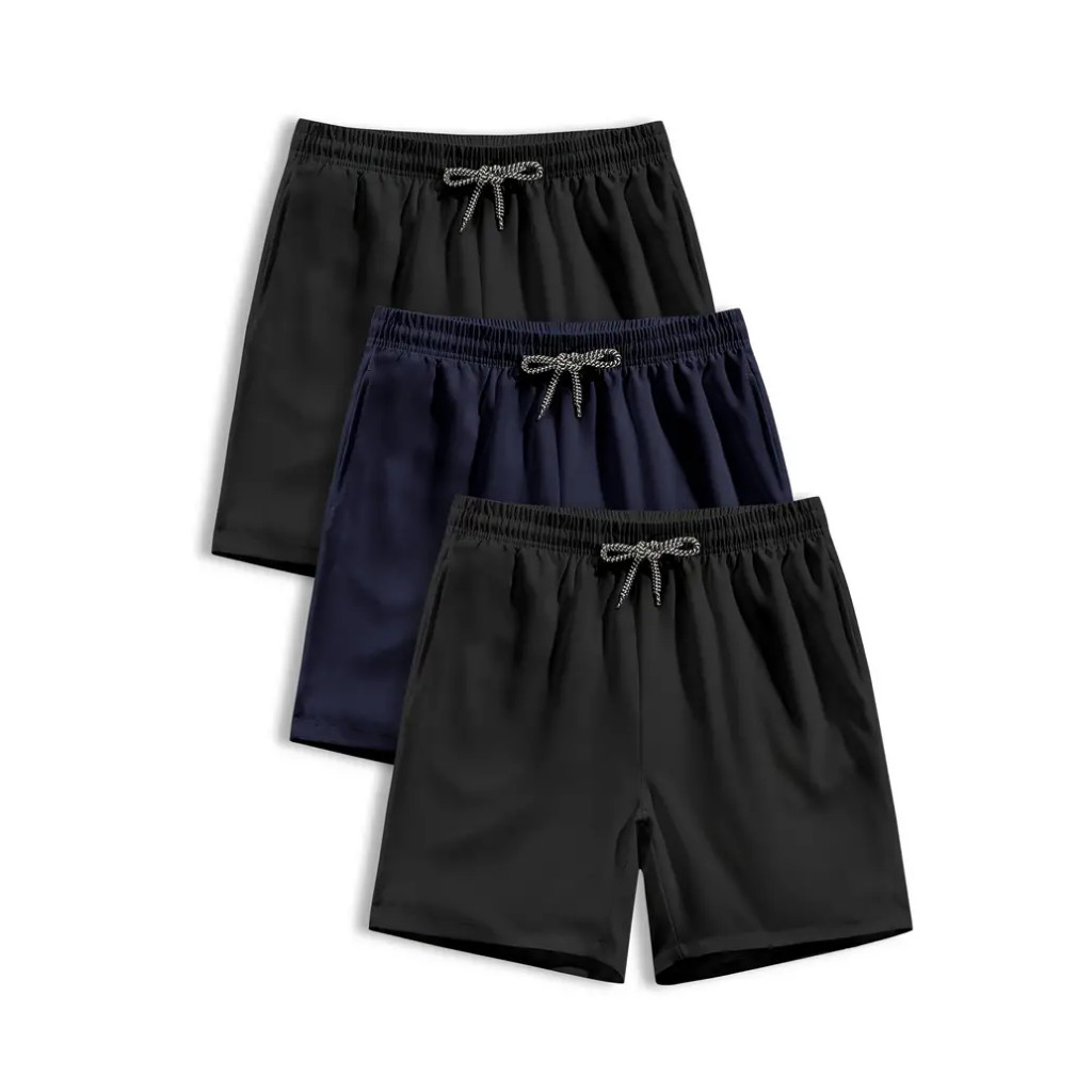 kit 2 short tactel bermuda longa homem elastano masculina calção para academia tactel masculino