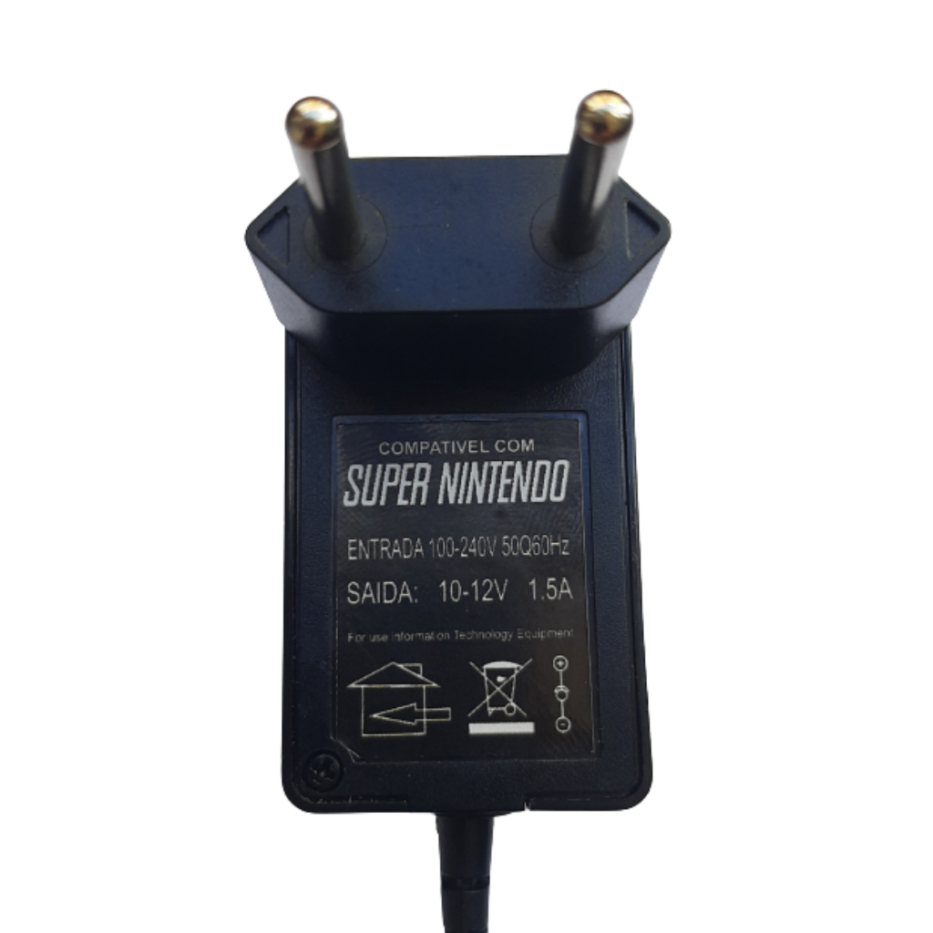 Fonte Compatível Com Super Nintendo Snes Bivolt Automática