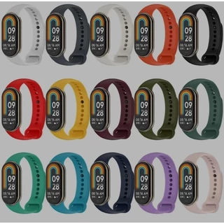 Kit 3 Pulseiras Silicone para Mi Band 8 / 9 Várias Combinações