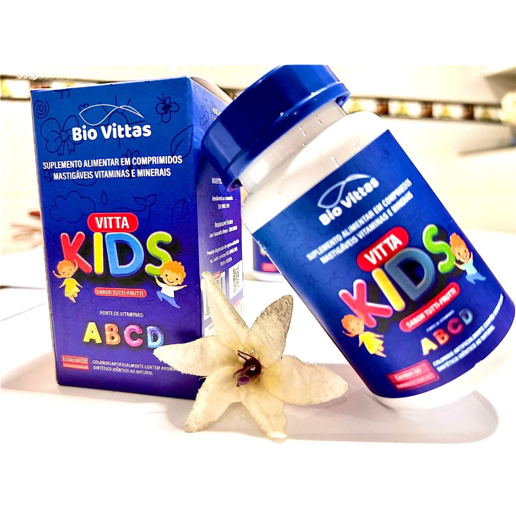 Vitamina Inf. Para Imunidade Apetite Anemia 60 comprimidos - Mastigavel ...