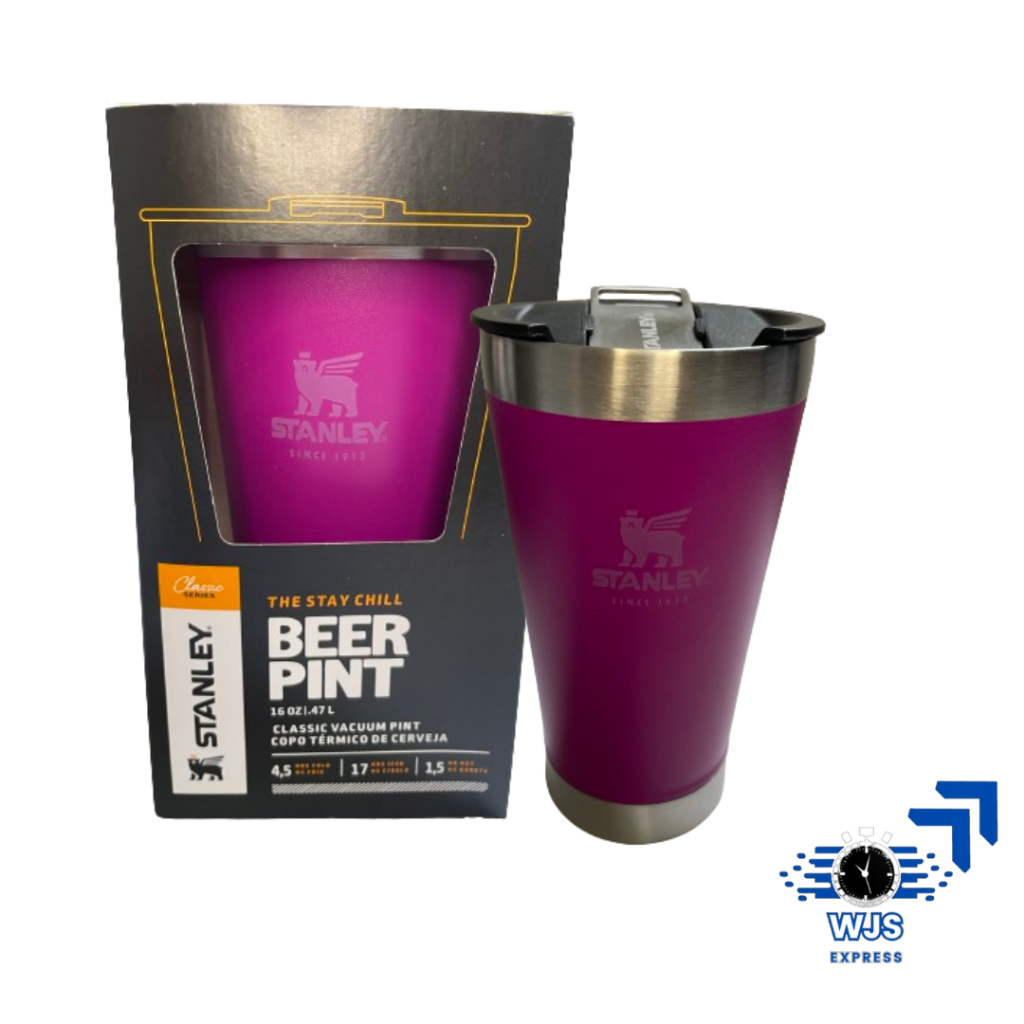 Copo Térmico Roxo Com Tampa 473ml 17 Horas Bebida Gelada com tampa e abridor