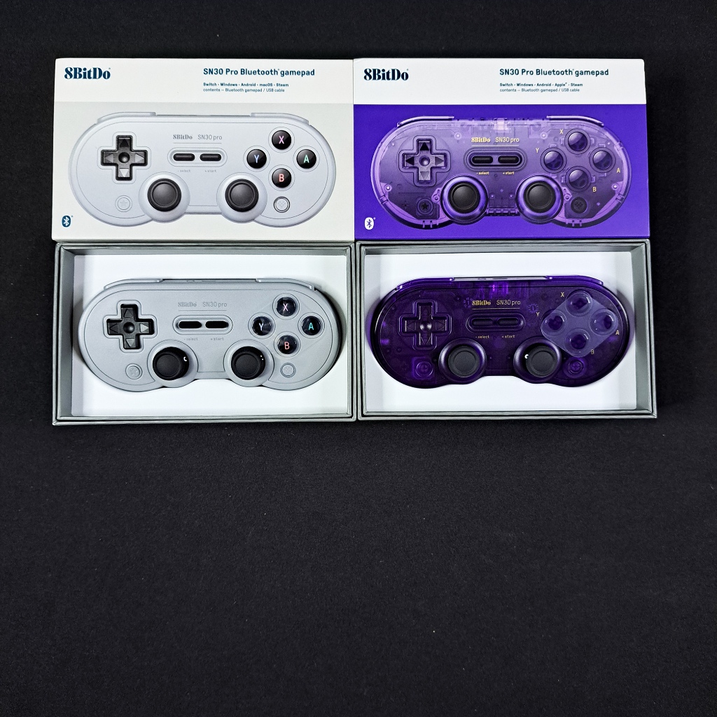 Controle SN30 Pro Bluetooth 8bitdo GamePad Novo. Snes, PS1, PS2, Mega Drive.PC, PS3, Mac