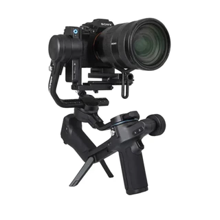 FeiyuTech SCORP 2 Estabilizador de cardan de câmera com AI Tracker integrado e tela sensível ao toque com joystick para câmera DSLR sem espelho