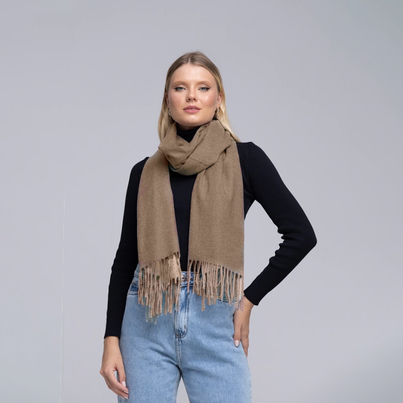 Lenço Pashmina Feminino Longo Echarpe Lisa Xale Manta Hijab Macio