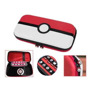Case Estojo Edição Especial Pokebola Pokemon Ball EVA Rígido Compatível Console Nintendo Switch