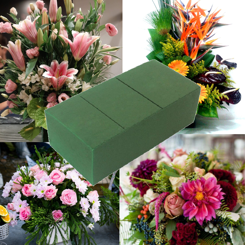 Espuma Floral Para Arranjo De Flores e Plantas Artificiais 23x10x7 10 unidades