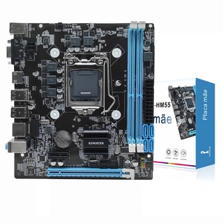 Placa Mãe Lga 1156 Positivo H55 Socket LGA 1156 Micro ATX Motherboard VGA DDR3 Dual Channels para Intel LGA1156Core I3 I5 I7