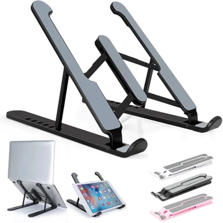 Suporte Notebook Base Dobrável Ergonomico Ajustavel Laptop Compatível Macbook Livro Kindle Ipad Table Portatil Notbook