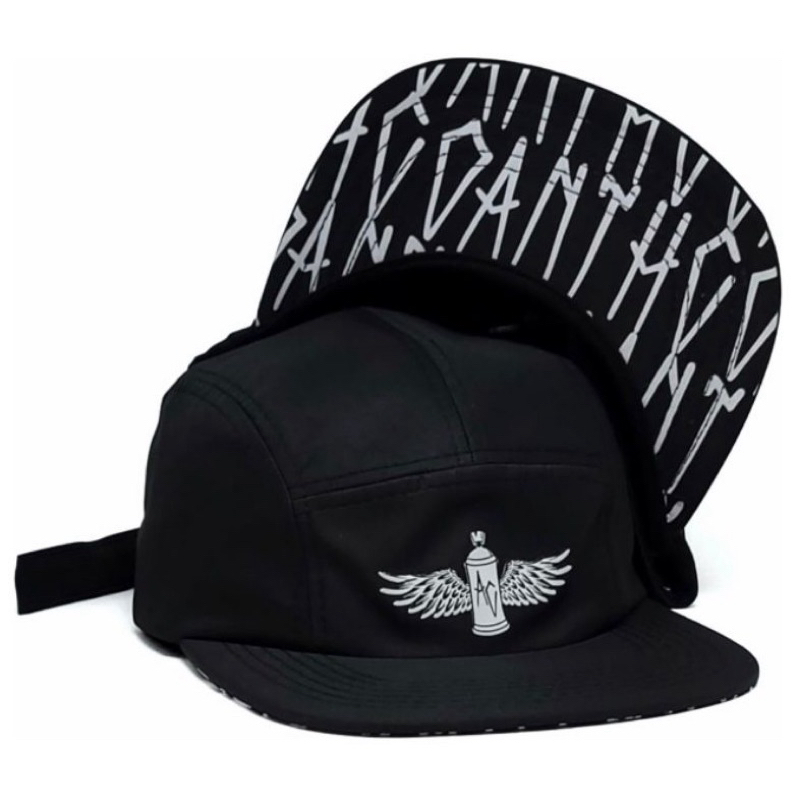 BONÉ ANTH CO FIVE PANEL ABA RETA ASAS ORIGINAL | Shopee Brasil