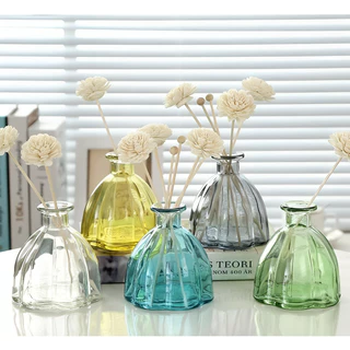 Conjunto 3 Vaso Jarrinho De Vidro 250ml Decorativo Kit Arranjos Flores Incenso Decoração Sala Quarto
