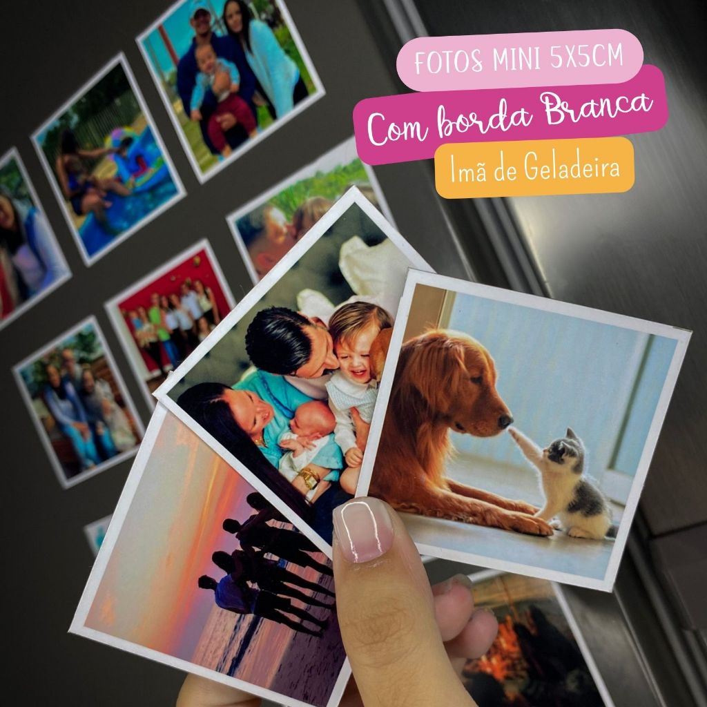 Foto Imã de Geladeira 5X5cm - Suas Fotos - Envio Rápido | Shopee