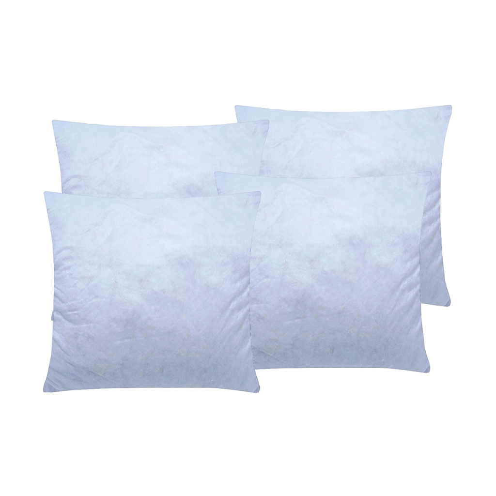Kit Com 4 Enchimentos para Almofada 45x45 Refil Floco De Espuma Premium Almofada Sofa Almofada Cheia