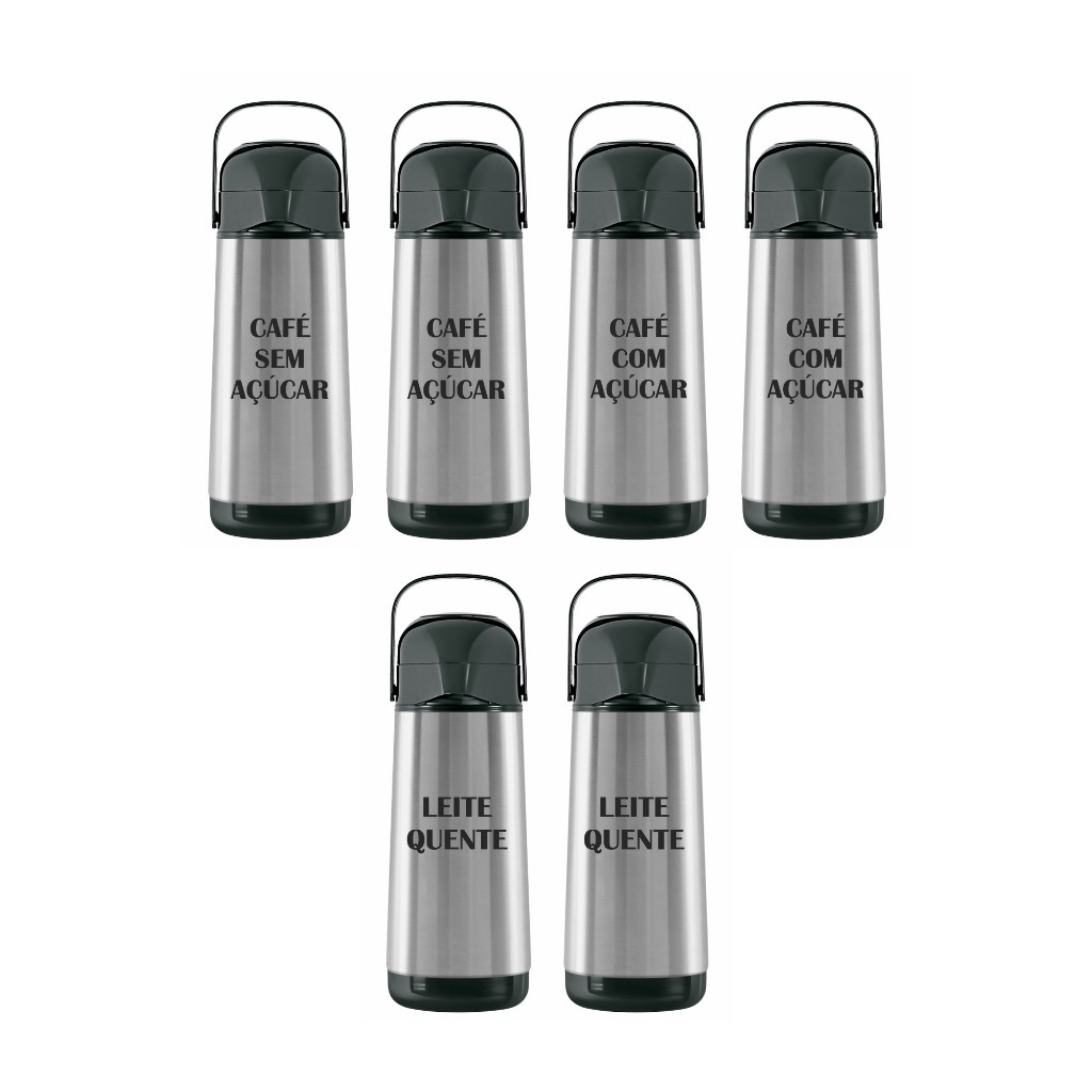 Kit Adesivos Café Sem Açúcar E Outros