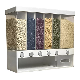 Dispenser Grande De Armazenamento De Alimentos Organizador De Grãos Cereais