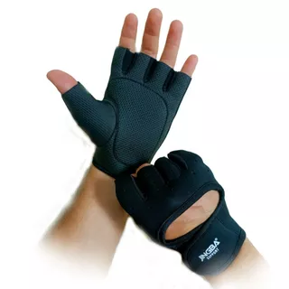 Luva de Academia para Treino, Crossfit, Bike, Musculação, Halteres, Fitness com Ajuste