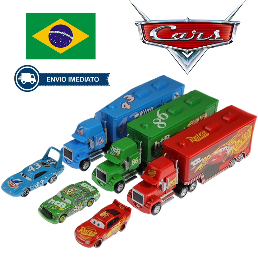 Caminhão Carreta Relâmpago Mcqueen Brinquedo Carros Filme Disney Pixar ...