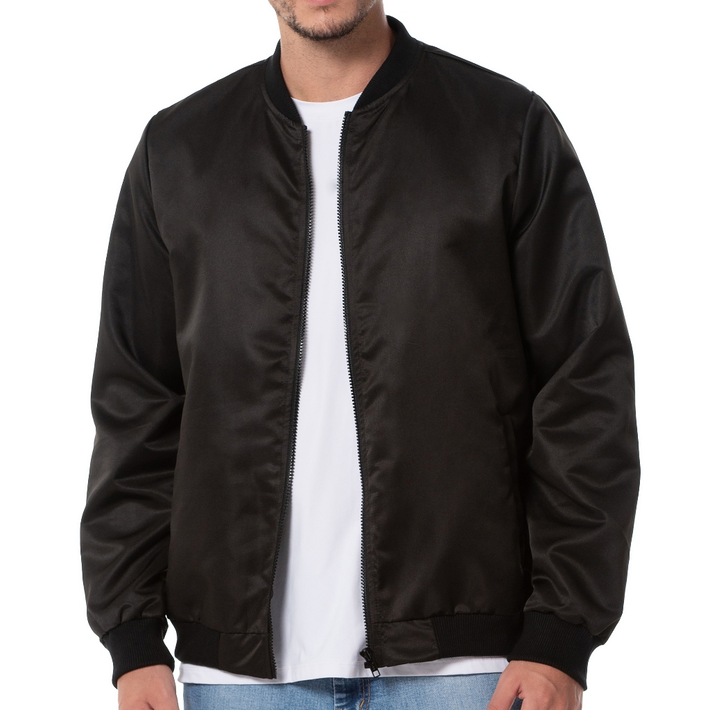 Jaqueta Bomber Masculino Nylon Com Forro