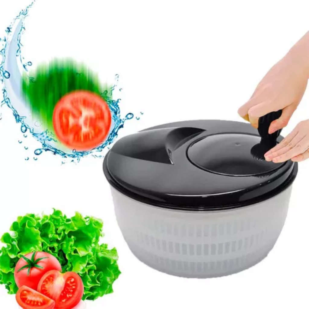 Imagem do produto Centrífuga De Salada Secador Verduras  Manual 4 Litros 2