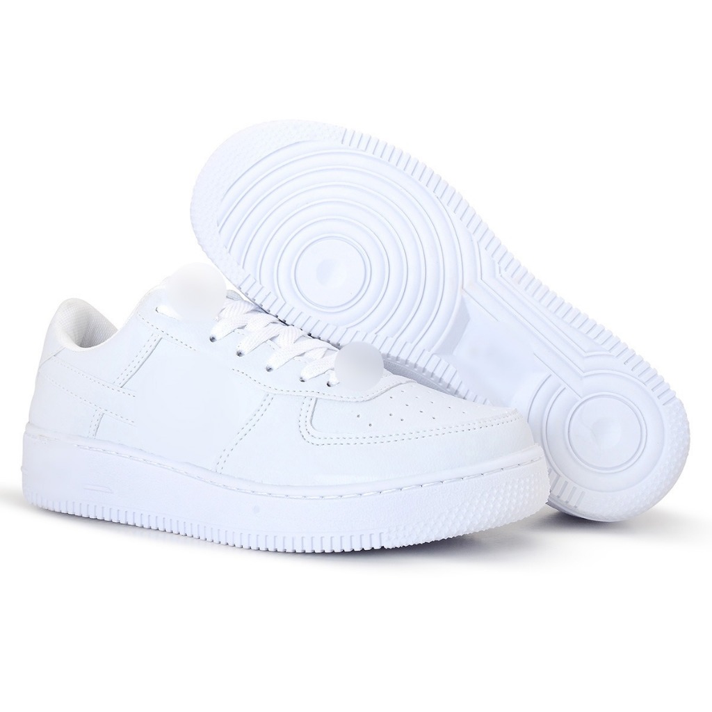 Tênis Unissex Casual Modinha Confortável Blogueira Envio Imediato Branco Preto