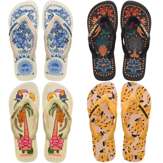 Kit 2 Pares Chinelo Havaianas Tropical Vibes