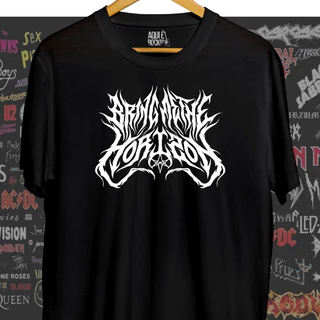 Camiseta Bring Me The Horizon Logo Metal Core camisa e babylook