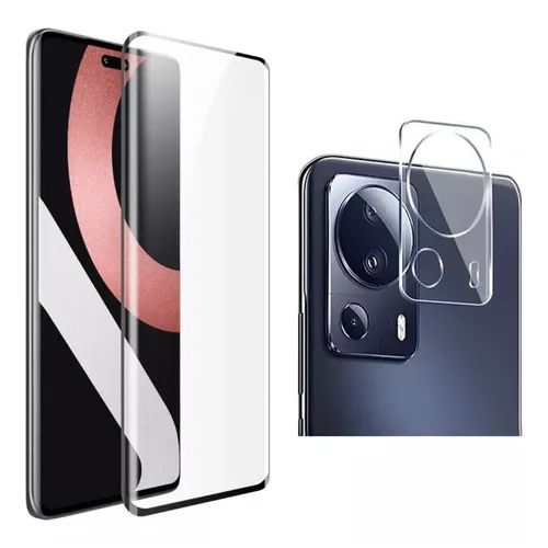 Película Vidro Curvada + Câmera Para Xiaomi 13 Lite 5g