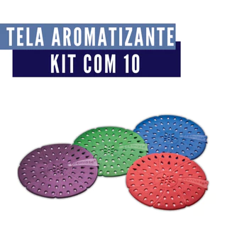 Kit 10 Telas Aromatizantes Premisse Odorizadora Para Ralo e Mictório Fragrâncias