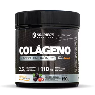 Colágeno Ácido Hialurônico Linha Ivan Moré - 150g - Soldiers Nutrition