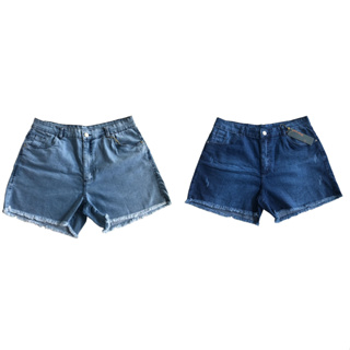 short feminino plus size com elastano