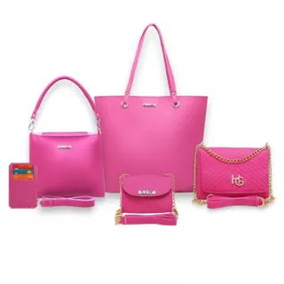 Kit Bolsas Femininas 5 Peças De Ombro De Lado e Transversal Lançamento
