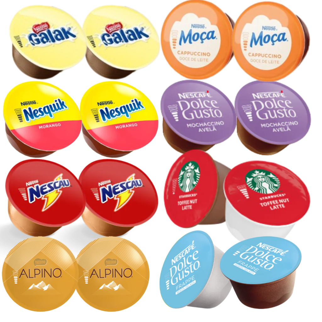 Kit Novos Sabores de Cápsulas Dolce Gusto - Starbucks Toffee Nut Latte ...